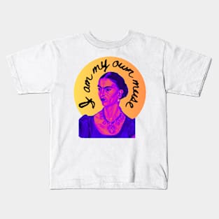 Frida Kahlo I Am My Own Muse Kids T-Shirt
